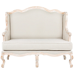 Диван двухместный из массива бука бежевый Solid Luxury варинант исполнения - 1 | Loft Concept в Липецке