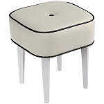 Квадратный мягкий пуф на белых ножках Winton Pouf Square варинант исполнения - 21 | Loft Concept в Липецке