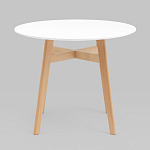 Обеденный стол с белой столешницей ELUNED FURNITURE варинант исполнения - 2 | Loft Concept в Липецке