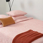 Постельное белье розового цвета с рисунком 150х200 см Blossom Essence варинант исполнения - 5 | Loft Concept в Липецке