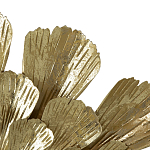 Зеркало круглое настенное в металлической раме Sunny Golden Petals варинант исполнения - 5 | Loft Concept в Липецке