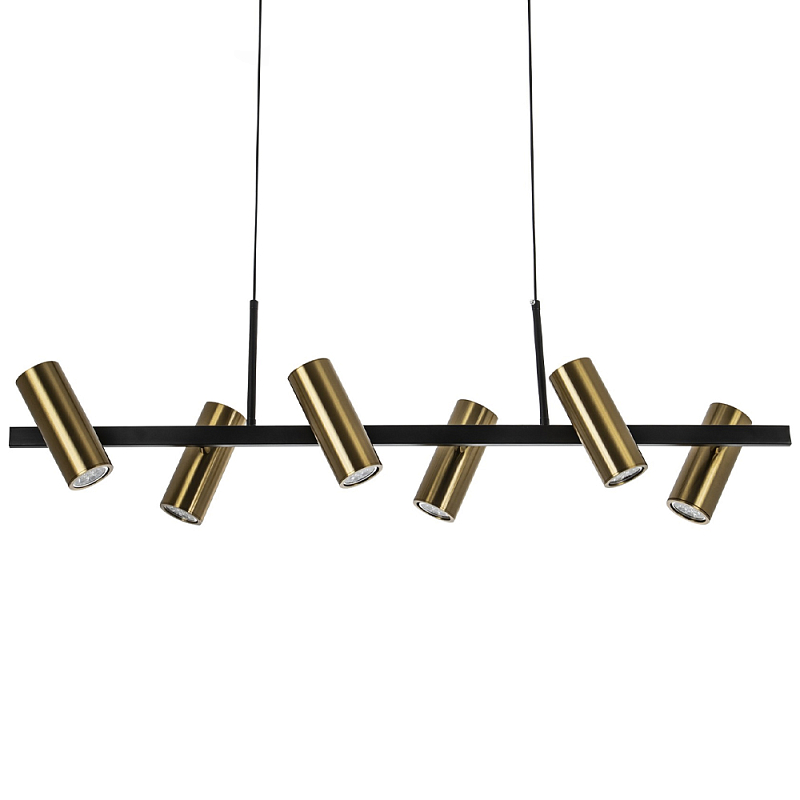 Линейный светильник Daviau Linear Light 6 Черный Латунь Линейный светильник Daviau Linear Light 6 Черный Латунь в Липецке | Loft Concept
