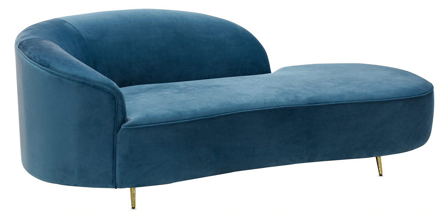 Диван Salvaire Lounge Sofa blue Диван Salvaire Lounge Sofa blue - Loft-Concept в Липецке
