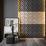 Гипсовая 3D панель с принтографией PM-101 варинант исполнения - 2 | Loft Concept в Липецке