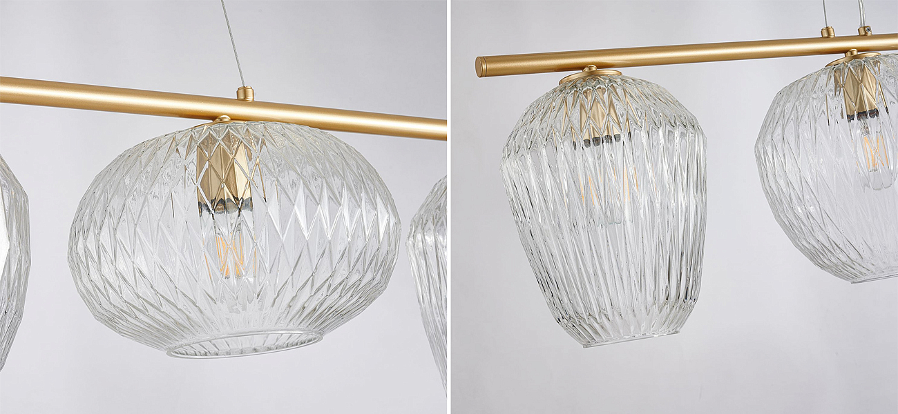 Люстра Foscarini c Прозрачными Плафонами Люстра Foscarini c Прозрачными Плафонами - Loft-Concept в Липецке