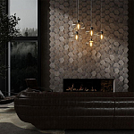 Гипсовая 3D панель с принтографией PM-47 варинант исполнения - 1 | Loft Concept в Липецке