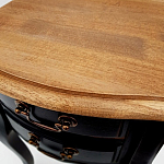 Консоль маленькая из массива березы с 2-мя ящиками в стиле прованс Vintage варинант исполнения - 3 | Loft Concept в Липецке