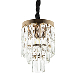 Подвесной светильник с прямоугольными хрустальными подвесками Lunet Crystal Rectangulars Pendant Light 2 варинант исполнения - 1 | Loft Concept в Липецке