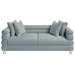 Дизайнерский Диван Lancaster Серо-голубое букле варинант исполнения - 3 | Loft Concept в Липецке