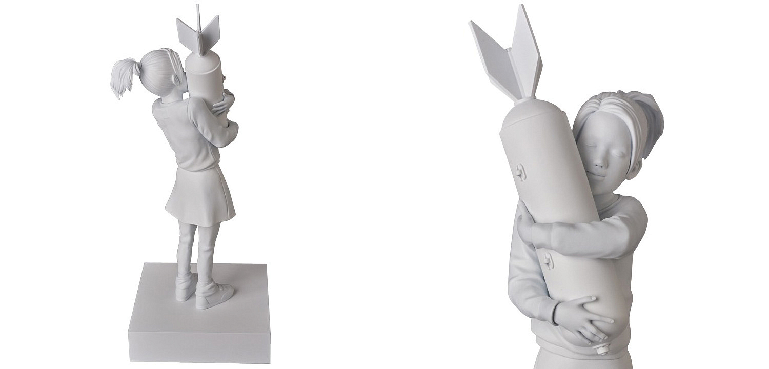 Статуэтка Banksy Bomb Hugger Sculpture White Статуэтка Banksy Bomb Hugger Sculpture White - Loft-Concept в Липецке