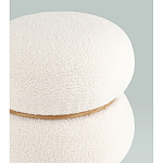 Пуф Полли S тедди белый варинант исполнения - 3 | Loft Concept в Липецке