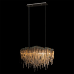 Люстра подвесная с металлическими цепочками и изогнутыми металлическими дугами 72 см Atlantis Chain варинант исполнения - 3 | Loft Concept в Липецке