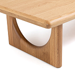 Стол журнальный из массива и шпона дуба Oak Essence Carden варинант исполнения - 4 | Loft Concept в Липецке