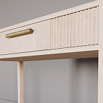 Элегантная Консоль Primo с выдвижным ящиком Светлый дуб варинант исполнения - 3 | Loft Concept в Липецке