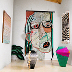 Арт-Объект плетеный из нитей большой портрет Joana Schneider  варинант исполнения - 1 | Loft Concept в Липецке