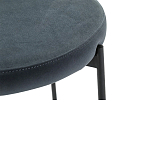 Стул металлический с мягкой спинкой и сиденьем из велюра Alfie Chair варинант исполнения - 7 | Loft Concept в Липецке