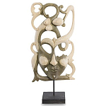 Маска ручной работы деревянная резная Mask Divorces варинант исполнения - 1 | Loft Concept в Липецке