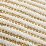 Чехол на подушку горчичного цвета с бахромой и объемным узором Ethnic mix варинант исполнения - 2 | Loft Concept в Липецке