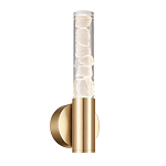 Бра c цилиндрическим прозрачным плафоном с имитацией из кубиков льда Freezing варинант исполнения - 2 | Loft Concept в Липецке