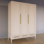 Большой Шкаф Primo Светлый дуб с 3 дверьми и 3 выдвижными ящиками варинант исполнения - 2 | Loft Concept в Липецке