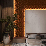 Гипсовая 3D Панель M-43 варинант исполнения - 1 | Loft Concept в Липецке