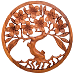 Панно из дерева Sakura Panel With Trees варинант исполнения - 1 | Loft Concept в Липецке