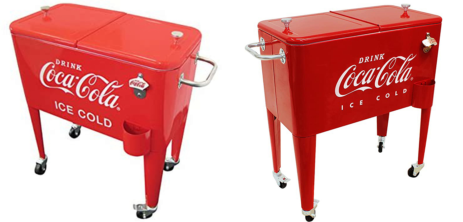 Куллер Retro Metal Coca-Cola Cooler Red Куллер Retro Metal Coca-Cola Cooler Red - Loft-Concept в Липецке