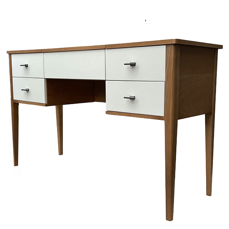 Стол письменный из массива бука Tasteful Furniture Table Коричневый Слоновая кость  в Липецке | Loft Concept 