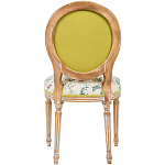 Стул из массива бука бежевый с изображением птиц и цветов Beige Green Chinoiserie Birds Garden Chair варинант исполнения - 2 | Loft Concept в Липецке