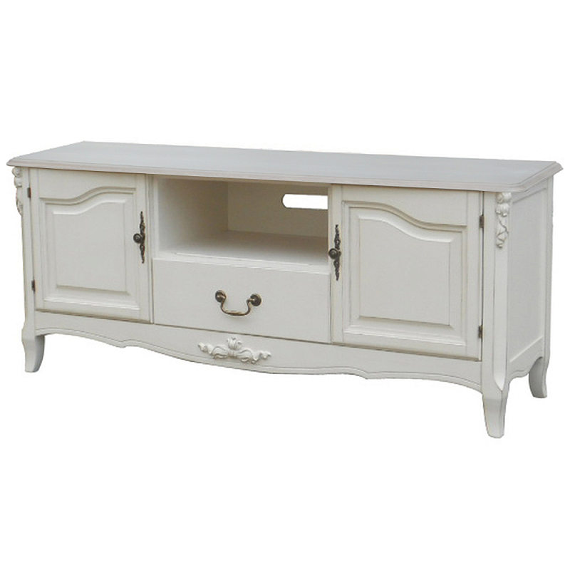 ТВ-тумба в стиле прованс из массива дерева Montmartre Provence TV Stand ivory ( слоновая кость ) ТВ-тумба в стиле прованс из массива дерева Montmartre Provence TV Stand ivory ( слоновая кость ) в Липецке | Loft Concept