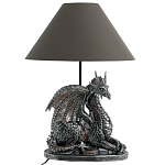 Настольная лампа с абажуром Дракон Silver Dragon варинант исполнения - 2 | Loft Concept в Липецке