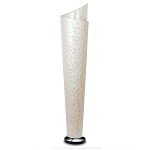 Торшер из перламутра на металлическом каркасе Indonesian Spiral варинант исполнения - 1 | Loft Concept в Липецке