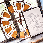 Часы настенные из металла в стиле лофт Clock with History варинант исполнения - 3 | Loft Concept в Липецке