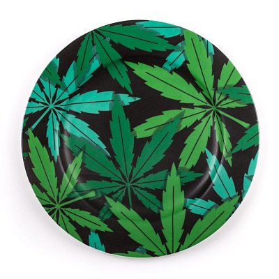 Тарелка Seletti Porcelain Plate Weed Тарелка Seletti Porcelain Plate Weed