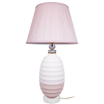 Настольная лампа керамическая Pink lampshade варинант исполнения - 2 | Loft Concept в Липецке