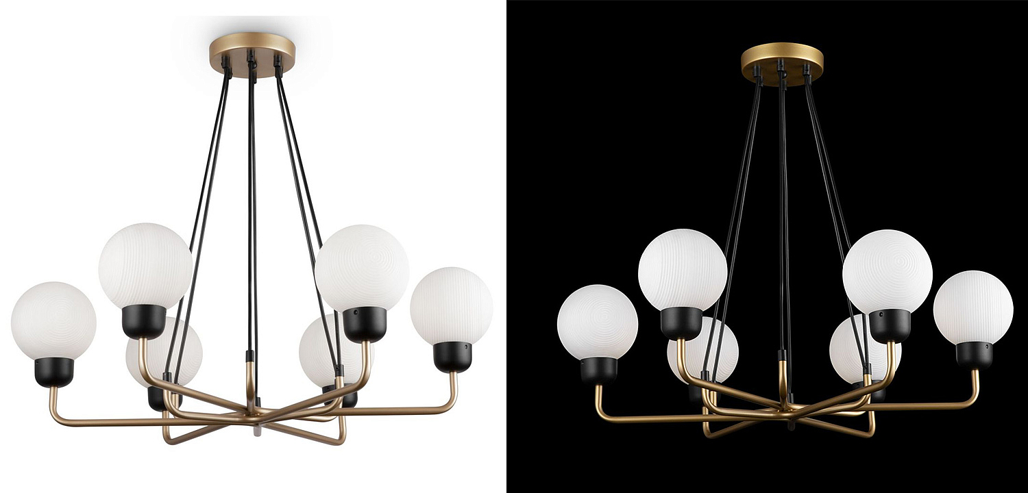 Люстра Andresa Chandelier 6 Balls Люстра Andresa Chandelier 6 Balls - Loft-Concept в Липецке