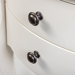 Белая тумба на фигурных ножках Shelby варинант исполнения - 4 | Loft Concept в Липецке