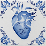 Плитка с узором Мое сердце варинант исполнения - 2 | Loft Concept в Липецке