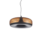 Подвесной светильник с стеклянным плафоном LED 42W 3000K Glass Textured Lampshade варинант исполнения - 2 | Loft Concept в Липецке