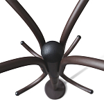 Вешалка напольная коричневая с 4-мя металлическими крючками Noble Branches варинант исполнения - 3 | Loft Concept в Липецке