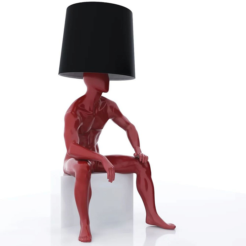 Лампа MALE MANNEQUIN LAMP с абажуром Глянцевый черный Черный матовый Глянцевый белый Белый матовый Серый матовый Золотой Красный Шампань Лампа MALE MANNEQUIN LAMP с абажуром Глянцевый черный Черный матовый Глянцевый белый Белый матовый Серый матовый Золотой Красный Шампань в Липецке | Loft Concept