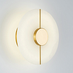 Бра с плафоном из камня в форме диска Buccio Stone Disk Wall Lamp варинант исполнения - 2 | Loft Concept в Липецке