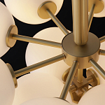 Люстра круглая со стеклянными сферами Maleficent варинант исполнения - 3 | Loft Concept в Липецке