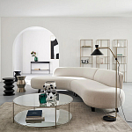 Торшер с поворотным плафоном Davy Brass Floor Lamp варинант исполнения - 9 | Loft Concept в Липецке