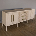 Буфет Primo с тремя ящиками и двумя фасадами Светлый дуб варинант исполнения - 2 | Loft Concept в Липецке