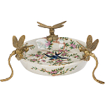 Блюдо фарфоровое Полет стрекоз Jita варинант исполнения - 1 | Loft Concept в Липецке