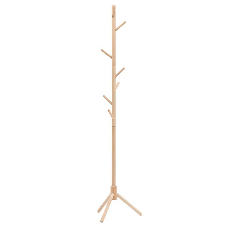 Напольная вешалка из массива бука Branches Hangers Light Светло-бежевый Напольная вешалка из массива бука Branches Hangers Light Светло-бежевый в Липецке | Loft Concept