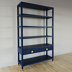 Стеллаж с двумя ящиками Elsa Dreams Blue варинант исполнения - 1 | Loft Concept в Липецке