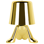 Настольная лампа фигурная цвета золото с гладким абажуром Высота 17 см Sophia варинант исполнения - 6 | Loft Concept в Липецке