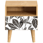 Прикроватная тумба с изображением на ящике Elise Nightstand варинант исполнения - 19 | Loft Concept в Липецке